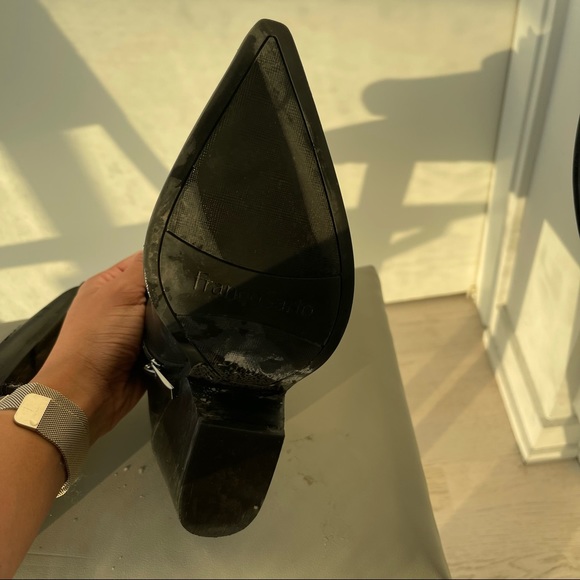 Franco Sarto 100% genuine leather western ankle boots size 8.5 - Picture 5 of 9